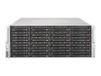 Supermicro SuperStorage Server 6049P-E1CR36L - Server - rackmonterbar - 4U - toveis - ingen CPU - RAM 0 GB - SAS - hot-swap 3.5 brønn(er) - uten HDD - AST2500 - GigE, 10 GigE - uten OS - monitor: ingen - svart
