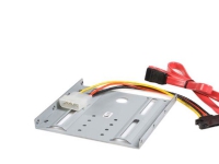 StarTech.com SSD Mounting Bracket - Solid Metal - 2.5in to 3.5 Hard Drive Adapter - SSD Bracket - SSD Upgrade Kit (BRACKET25SAT) - Uttagbar harddiskramme - for P/N: 25S22M2NGFFR, S322M225R, SAT2M2NGFF25, SAT32M225, SAT32MSAT257, ST521PMINT