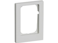 LAURITZ KNUDSEN FUGA® ramme Baseline 68 1,5 modul, asymmetrisk lysegrå.