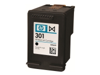 HP 301 - Svart - original - blekkpatron - for Deskjet 1000, 1010, 1050 J410, 1050A J410, 1051A J410, 1055 J410, 1056 J410, (1510), 1512