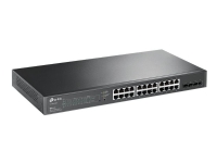 TP-Link JetStream TL-SG2428P - Switch - smart - 24 x 10/100/1000 (PoE+) + 4 x SFP - rackmonterbar - PoE+ (250 W)