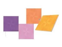 Nanoleaf Canvas Smarter Kit - Trådløst lyssett - LED x 4 - 1 W - 16 millioner farger - 1200-6500 K