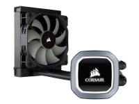 CORSAIR Hydro Series H60 High Performance Liquid CPU Cooler - Væskekjølesystem for prosessor - (for: LGA1156, AM2, LGA1366, AM3, LGA1155, LGA2011, FM1, FM2, LGA1150, LGA1151, AM4, LGA2066, LGA1200) - kobber med aluminiumssokkel - 120 mm - svart