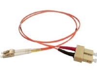 Patchkabel LC-SC 9/125 OS2 singlemode, duplex, længde: 2,0 meter, farve: gul med LSZH kappe