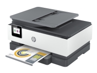 HP Officejet Pro 8022e All-in-One - Multifunksjonsskriver - farge - ink-jet - Legal (216 x 356 mm) (original) - A4/Legal (medie) - opp til 13 spm (kopiering) - opp til 20 spm (trykking) - 225 ark - 33.6 kbps - USB 2.0, LAN, Wi-Fi(n) - HP Instant Ink-