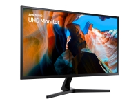 Samsung U32J590UQR - UJ59 Series - LED-skjerm - 32 (31.5 synlig) - 3840 x 2160 4K @ 60 Hz - VA - 270 cd/m² - 3000:1 - 4 ms - 2xHDMI, DisplayPort - mørkegrå/blå