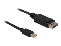 Delock - DisplayPort-kabel - Mini DisplayPort (hann) til DisplayPort (hann) - 3 m