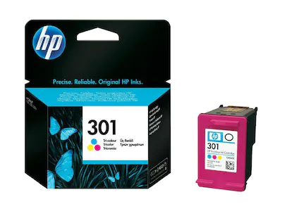 HP Blekk 301 Tri-Colour