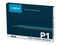Crucial P1 - SSD - 500 GB - intern - M.2 2280 - PCIe 3.0 x4 (NVMe)