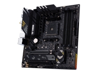 ASUS TUF GAMING B550M-PLUS (WI-FI) - Hovedkort - mikro ATX - Socket AM4 - AMD B550 Chipset - USB-C Gen2, USB 3.2 Gen 1, USB 3.2 Gen 2 - 2.5 Gigabit LAN, Wi-Fi, Bluetooth - innbygd grafikk (CPU kreves) - HD-lyd (8-kanalers)