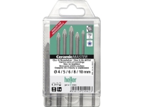 Heller QuickBit® CeramicMaster 24942 Glas- og fliseborsæt 5 dele 1/4 (6,3 mm) 1 Set