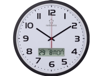 Renkforce HD-WRCL135 Radio Vægur 32 cm x 4.5 cm Sort
