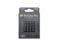 GP Batteries ReCyko+Pro HR03 Genopladeligt AAA-batteri NiMH 800 mAh 1.2 V 4 stk