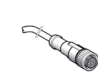 Følerkabel PUR M12 5-pin hun lige 5 meter XZCP1164L5