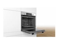 Bosch Serie | 4 HBA3140S0 - Ovn - innebygd - fordypning - bredde: 56 cm - dybde: 55 cm - høyde: 58.5 cm - Klasse A - rustfritt stål