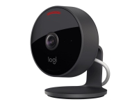 Logitech Circle View - Nettverksovervåkingskamera - utendørs, innendørs - værbestandig - farge (Dag og natt) - 1920 x 1080 - 1080p - lyd - trådløs - Wi-Fi