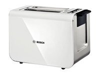Bosch Styline TAT8611 - Brødrister - elektrisk - 2 skive - hvit/antrasitt
