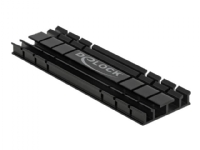 Delock Heat Sink flat 70 mm for M.2 module - Fasttilstands-drevvarmelegeme - svart