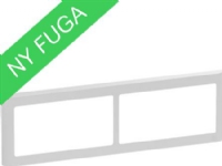 LAURITZ KNUDSEN FUGA SOFT designramme vandret 2x2 modul, lysegrå.