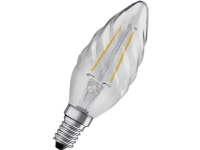 OSRAM LED STAR - LED-filamentlyspære - form: BW35 - klar finish - E14 - 2.5 W (ekvivalent 25 W) - klasse F - varmt hvitt lys - 2700 K