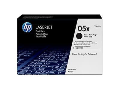 HP Toner 05X 2-pakning