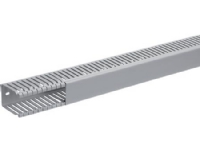 HAGER Ledningskanal opslidset HxB : 65x46mm slids 6mm pvc hård, grå RAL 7030 - (2 meter)