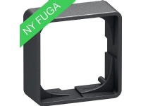 LAURITZ KNUDSEN FUGA Baseline 50 1 modul ramme 21 mm høj, koksgrå.