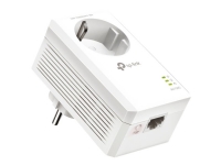 TP-Link Powerline TL-PA7017P AV1000 Gigabit Passthrough - Strømlinjeadapter - GigE, HomePlug AV (HPAV), HomePlug AV (HPAV) 2.0, IEEE 1901 - veggpluggbar