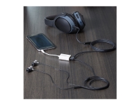 StarTech.com White Slim Mini Jack Headphone Splitter Cable Adapter - 3.5mm Audio Mini Stereo Y Splitter - 3.5mm Male to 2x 3.5mm Female (MUY1MFFADPW) - Hodetelefonsplitter - ministereojakk hunn til ministereojakk hann - 15.23 cm - hvit