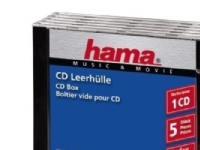 Hama - CD-cover - gjennomsiktig (en pakke 5)