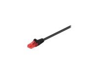 Goobay CAT 6-300 UTP Black 3m, 3 m, RJ-45, RJ-45