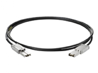 HPE - SAS ekstern kabel - 26-pin 4x Shielded Mini MultiLane SAS (SFF-8088) (hann) til 26-pin 4x Shielded Mini MultiLane SAS (SFF-8088) (hann) - 2 m - for LTO-4 Ultrium LTO-5 Ultrium ProLiant DL360p Gen8, ML350p Gen8 StoreEver 6250, LTO-6