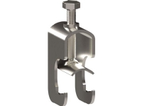 WIBE GROUP Kabelklemme ARX1-16 Zink+ til enkelt kabel - korrosionklasse C4, Højde 49 mm, Bredde 21 mm, Dybde 30 mm, Kabel ø16 mm.