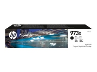 HP 973X - Høy ytelse - svart - original - PageWide - blekkpatron - for PageWide Managed MFP P57750, P55250 PageWide Pro 452, 477
