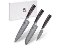 Shiori Set of 3 knives Shiori Chairo Shoto + Chairo Santoku + Chairo Sifu