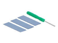 Delock - Drevkabinett - M.2 - M.2 NVMe Card - USB-C, USB 3.2 (Gen 2) - sølv