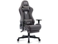 Razer Iskur XL - Stol - ergonomisk - armlener - T-formet - PVC-lær, metallramme, høytetthets støpt skum, metal base, kryssfinerramme - svart, grønn