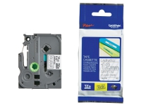Brother TZe-135 - Selv-adhesiv - hvitt på klart - Rull (1,2 cm x 8 m) 1 cassette(s) laminert teip - for Brother PT-D210, D600, H110 P-Touch PT-1880, D200, D450, E110, E550, E800, H110, P900