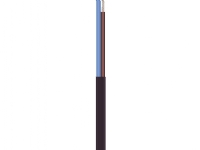 Tilledning, varmebestandig 3G1,5mm² 90°C SIHF/PVC sort 500V ring, kabeldiameter 7,8mm - (100 meter)