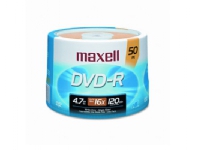 Maxell DVD-R 4.7GB 16x Spindle 50pk, DVD-R, Spindle, 50 stykker, 4,7 GB
