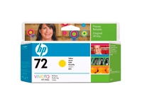 HP 72 - 130 ml - gul - original - DesignJet - blekkpatron - for DesignJet HD Pro MFP, SD Pro MFP, T1100, T1120, T1200, T1300, T1708, T2300, T790, T795