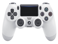 Sony DualShock 4 v2 - Gamepad - trådløs - Bluetooth - Glacier White - for Sony PlayStation 4