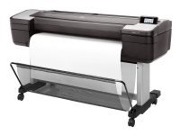 HP DesignJet T1700dr - 44 storformatsskriver - farge - ink-jet - 1118 x 1676 mm - 2400 x 1200 dpi - inntil 0.55 min/side - Gigabit LAN, USB-vert - kutter