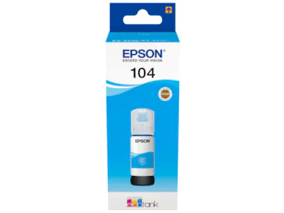 Epson Blekk 104 EcoTank Cyan