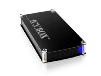 RaidSonic ICY BOX IB-351StU3-B - Drevkabinett med dataindikator, strømindikator, på/av-strømbryter - 3.5 - SATA 1.5Gb/s - USB 3.0 - svart