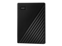 WD My Passport WDBYVG0020BBK - Harddisk - kryptert - 2 TB - ekstern (bærbar) - USB 3.2 Gen 1 - 256-bit AES - svart