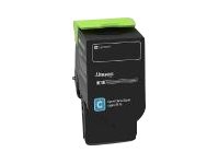 Lexmark - Cyan - original - tonerpatron LCCP, LRP - for Lexmark CS421, CS521, CS622, CX421, CX522, CX622, CX625