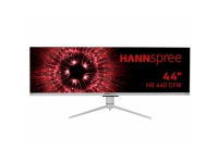 Hannspree Gaming HG 440 CFW - LED-skjerm - 44 (43.8 synlig) - 3840 x 1080 DFHD @ 120 Hz - ADS-IPS - 600 cd/m² - 1000:1 - HDR600 - 1 ms - 2xHDMI, DisplayPort, USB-C - høyttalere