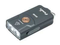 Fenix E03R, Nøkkelringslommelykt, Svart, Metall, IP66, LED, 50000 timer