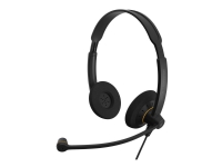 EPOS I SENNHEISER IMPACT SC 60 USB ML - Hodesett - on-ear - kablet - USB - svart med oransje fargefremhevinger